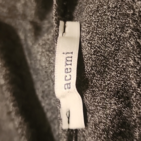 Acemi Gray 3/4 Sleeve Dress Large - Picture 3 of 3